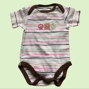 3/$15 ✨ Emma & Jack: Striped Short Sleeved Onesie